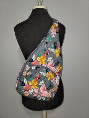 Vera Bradley Coastal Paradise Small Essential Sling Backpack